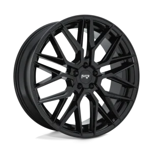 Niche – M224 GAMMA – Black – 18″x8″ 40mm – All weather Wheels – M224188065+40